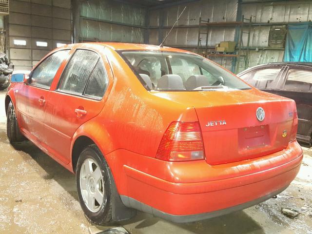 3VWSA29M6YM134184 - 2000 VOLKSWAGEN JETTA GLS RED photo 3