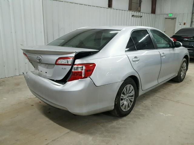 4T4BF1FK8DR286427 - 2013 TOYOTA CAMRY L SILVER photo 4