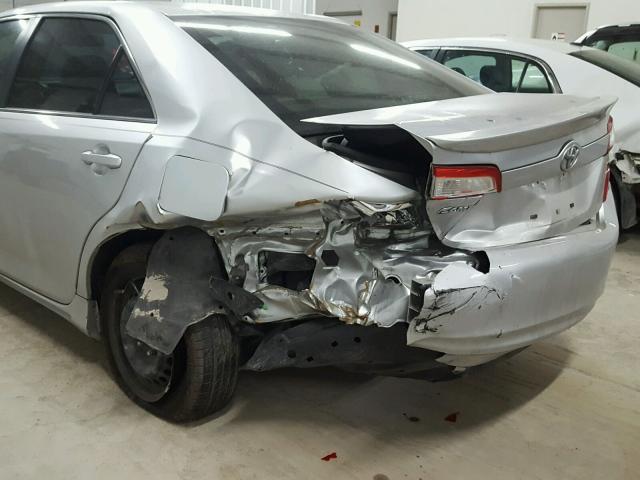 4T4BF1FK8DR286427 - 2013 TOYOTA CAMRY L SILVER photo 9