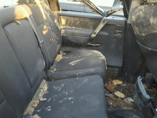 1N6BA07G48N311399 - 2008 NISSAN TITAN XE GRAY photo 6