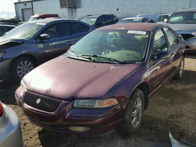 1C3EJ56H8WN331731 - 1998 CHRYSLER CIRRUS LXI BURGUNDY photo 2