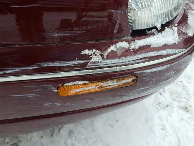 2G1WL52M1X9193024 - 1999 CHEVROLET LUMINA BAS მუქწითელი ფოტო 9