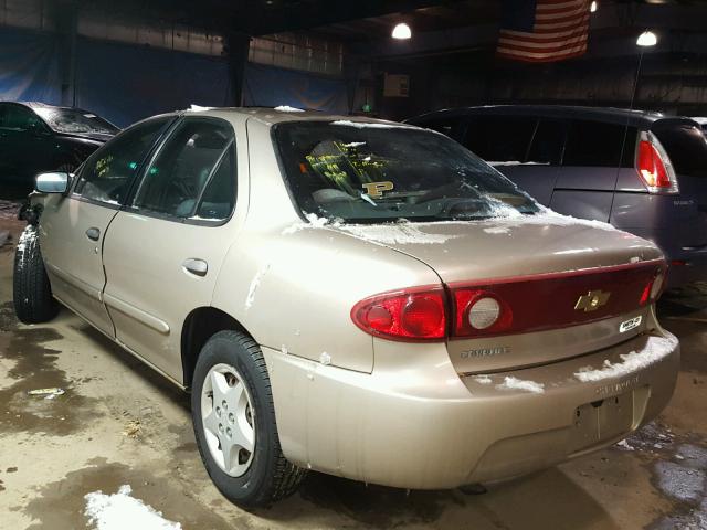 1G1JC52FX57192092 - 2005 CHEVROLET CAVALIER TAN photo 3