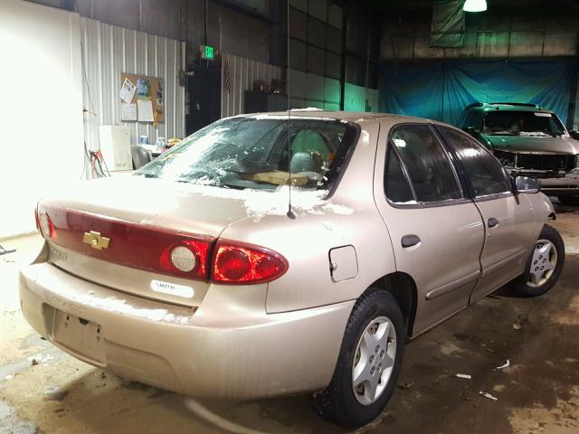 1G1JC52FX57192092 - 2005 CHEVROLET CAVALIER TAN photo 4