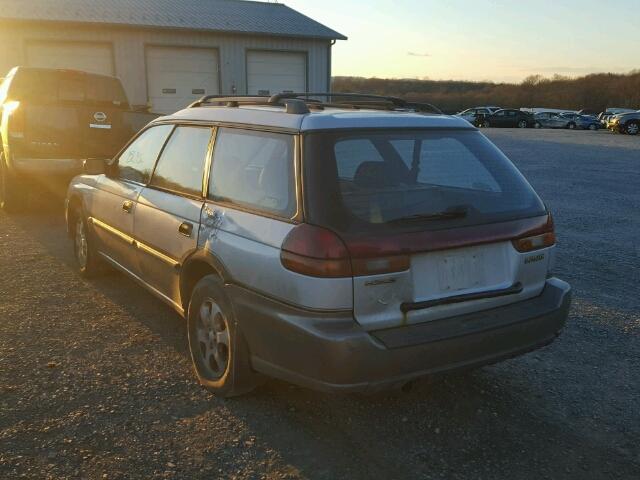 4S3BG6850X7641254 - 1999 SUBARU LEGACY OUT GRAY photo 3