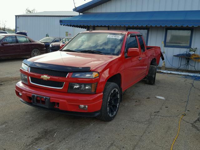 1GCESCFE9C8151512 - 2012 CHEVROLET COLORADO L RED photo 2