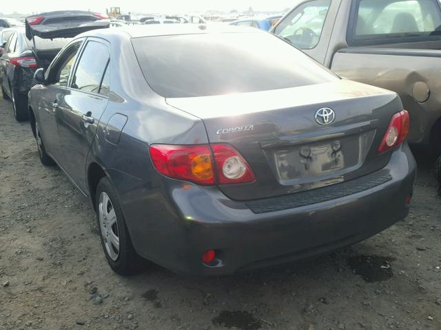 JTDBL40E89J026470 - 2009 TOYOTA COROLLA BA GRAY photo 3