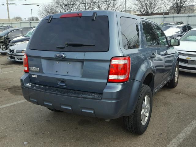 1FMCU9C7XBKC43218 - 2011 FORD ESCAPE XLS BLUE photo 4