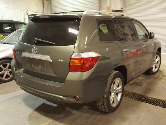 JTEDS42A892078869 - 2009 TOYOTA HIGHLANDER GREEN photo 4