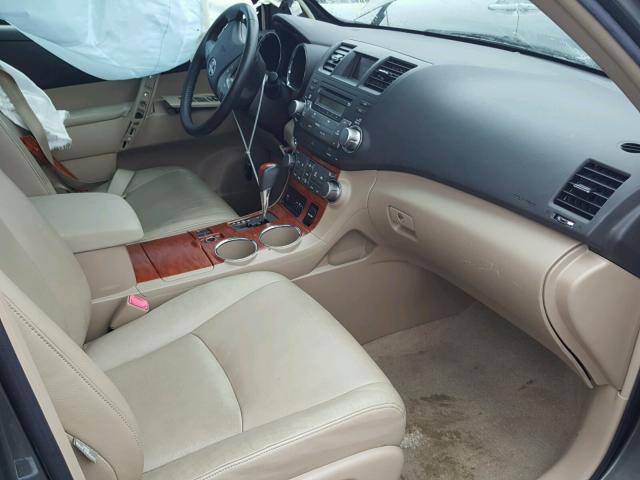 JTEDS42A892078869 - 2009 TOYOTA HIGHLANDER GREEN photo 5