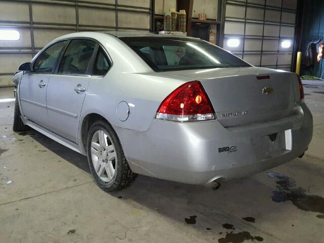 2G1WG5E30D1103573 - 2013 CHEVROLET IMPALA LT SILVER photo 3