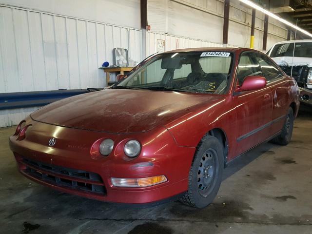 JH4DB7555SS007492 - 1995 ACURA INTEGRA LS RED photo 2