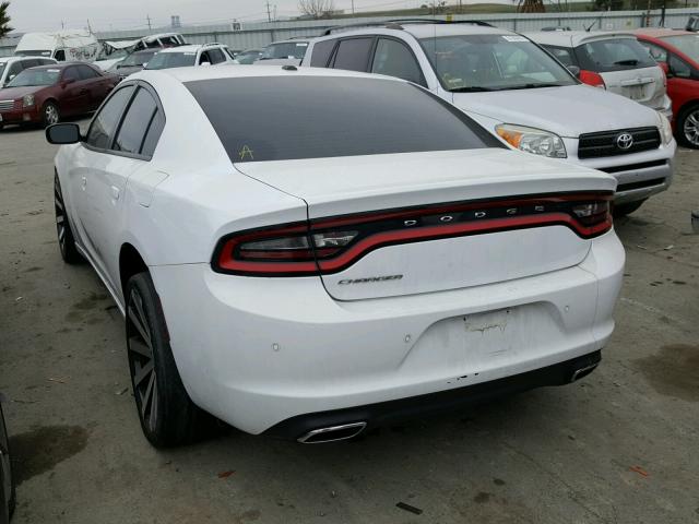 2C3CDXBG0FH751614 - 2015 DODGE CHARGER SE WHITE photo 3