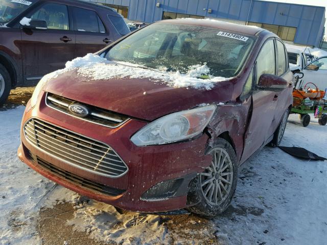 1FADP5AU4DL529537 - 2013 FORD C-MAX SE RED photo 2