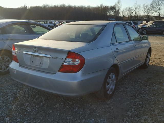 4T1BE32K53U145117 - 2003 TOYOTA CAMRY LE SILVER photo 4