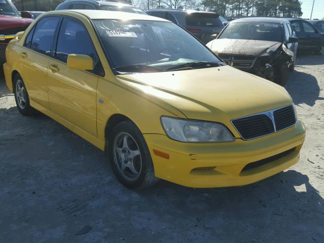 JA3AJ86E62U003059 - 2002 MITSUBISHI LANCER OZ YELLOW photo 1