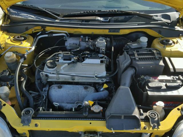 JA3AJ86E62U003059 - 2002 MITSUBISHI LANCER OZ YELLOW photo 7