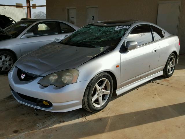 JH4DC538X4S000023 - 2004 ACURA RSX SILVER photo 2