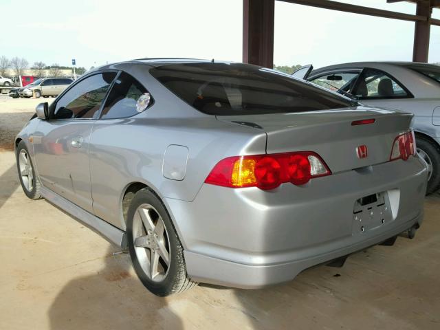 JH4DC538X4S000023 - 2004 ACURA RSX SILVER photo 3