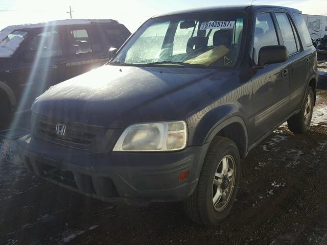 JHLRD2849YC006939 - 2000 HONDA CR-V LX BLACK photo 2