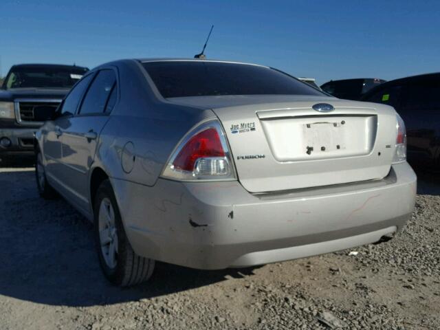 3FAHP07Z07R201741 - 2007 FORD FUSION SE SILVER photo 3