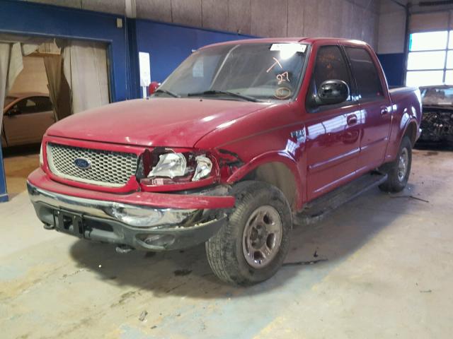 1FTRW08L71KC34310 - 2001 FORD F150 SUPER RED photo 2