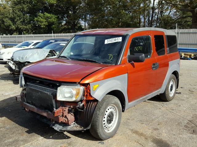 5J6YH18344L015440 - 2004 HONDA ELEMENT LX ORANGE photo 2