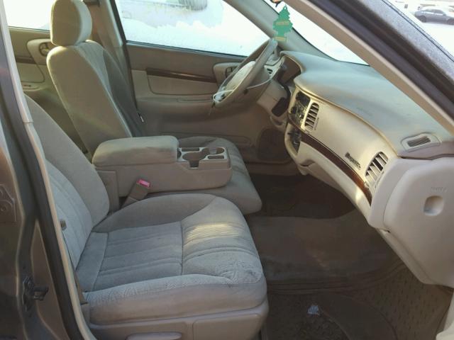 2G1WF52E239101915 - 2003 CHEVROLET IMPALA BROWN photo 5