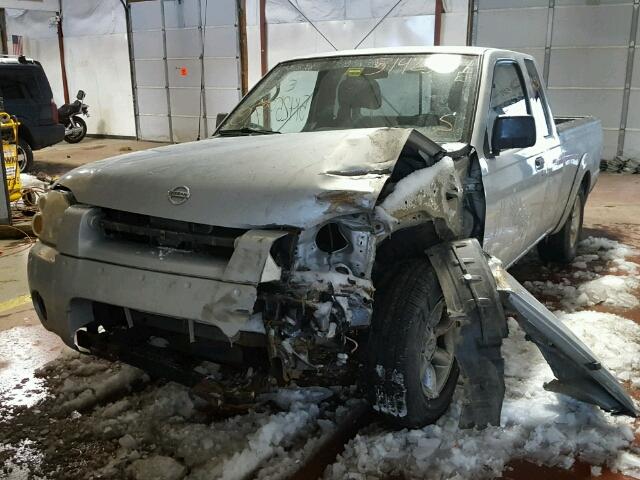 1N6DD26TX3C427253 - 2003 NISSAN FRONTIER K SILVER photo 2