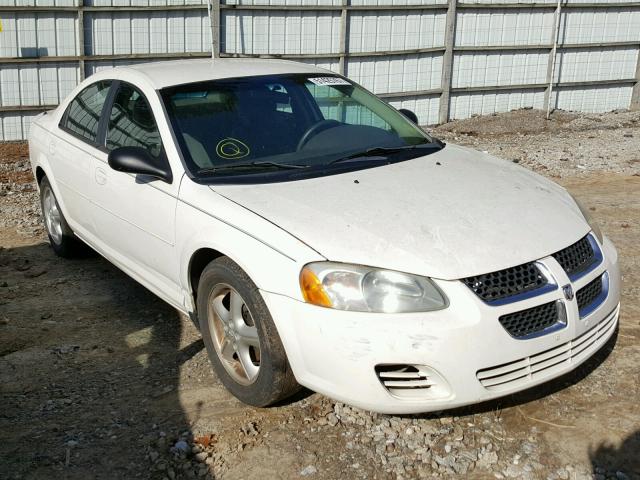 1B3EL46X46N132717 - 2006 DODGE STRATUS SX WHITE photo 1