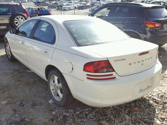 1B3EL46X46N132717 - 2006 DODGE STRATUS SX WHITE photo 3