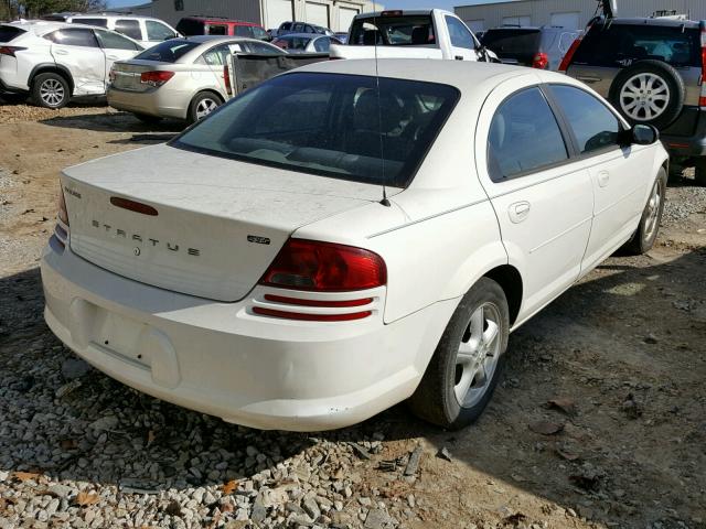 1B3EL46X46N132717 - 2006 DODGE STRATUS SX WHITE photo 4