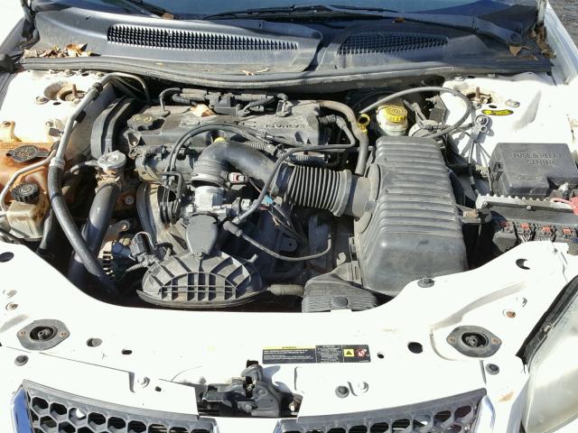 1B3EL46X46N132717 - 2006 DODGE STRATUS SX WHITE photo 7