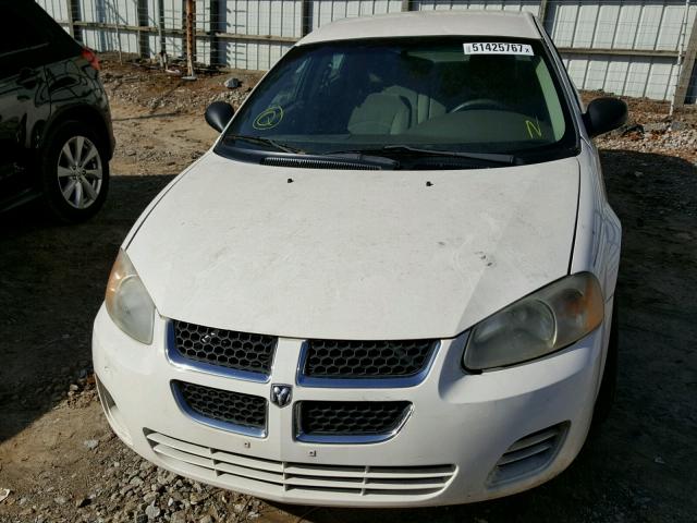 1B3EL46X46N132717 - 2006 DODGE STRATUS SX WHITE photo 9