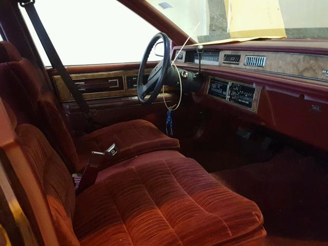 1G4HR54C8KH484025 - 1989 BUICK LESABRE LI BURGUNDY photo 5