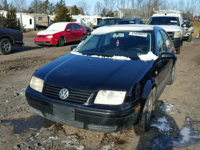 3VWSC29M2XM110067 - 1999 VOLKSWAGEN JETTA GLS BLACK photo 2