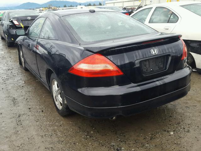 1HGCM82744A000773 - 2004 HONDA ACCORD EX BLACK photo 3