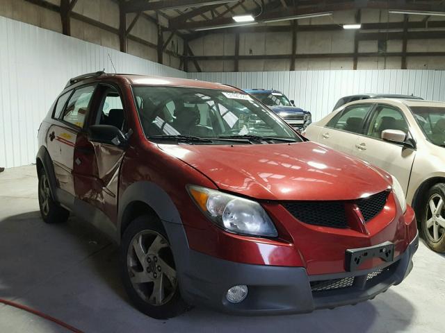 5Y2SL62844Z426345 - 2004 PONTIAC VIBE MAROON photo 1