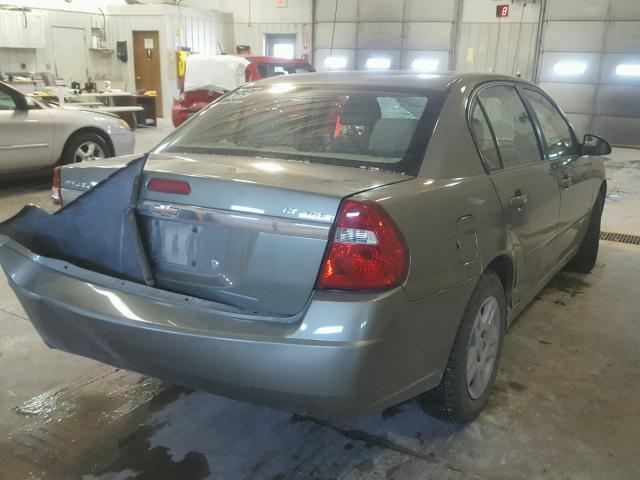 1G1ZT51806F161124 - 2006 CHEVROLET MALIBU LT Yaşıl foto 4