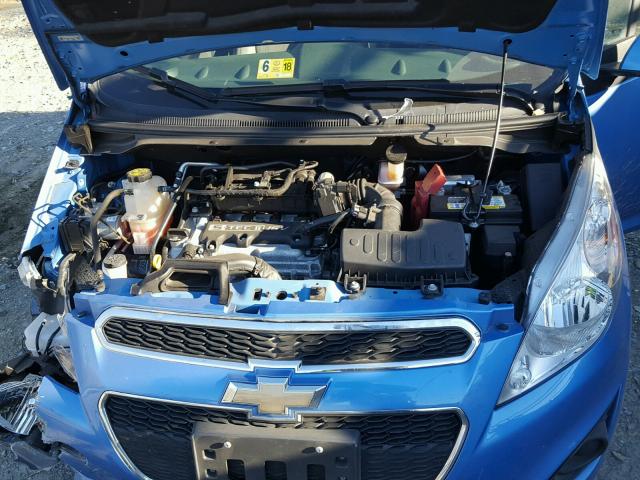 KL8CD6S97FC764329 - 2015 CHEVROLET SPARK 1LT BLUE photo 7