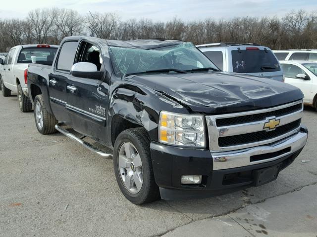 3GCPCSE04BG362616 - 2011 CHEVROLET SILVERADO BLACK photo 1