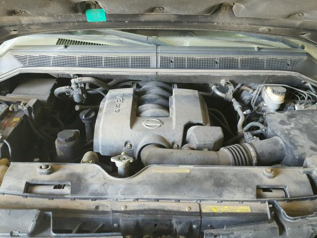 1N6AA06A54N562578 - 2004 NISSAN TITAN XE TWO TONE photo 7