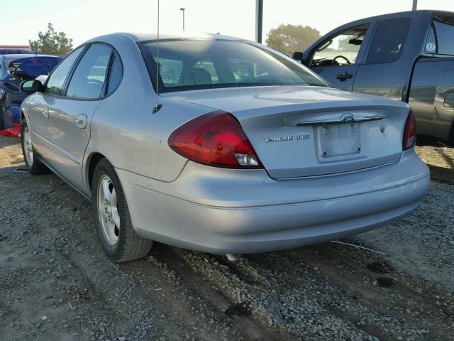 1FAFP55282G213162 - 2002 FORD TAURUS SES SILVER photo 3