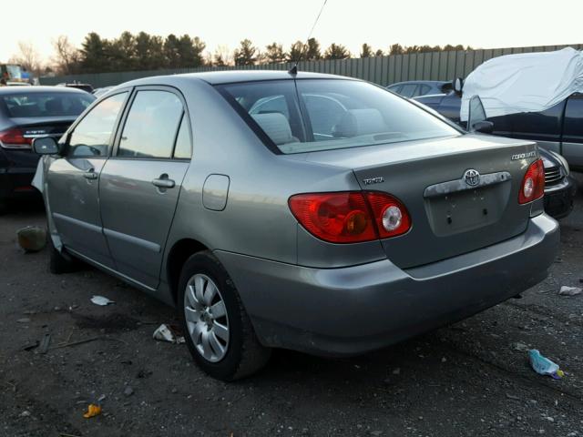 1NXBR32E83Z037508 - 2003 TOYOTA COROLLA CE GRAY photo 3