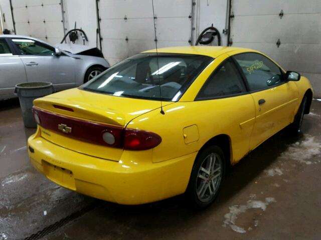 1G1JC12F357160559 - 2005 CHEVROLET CAVALIER YELLOW photo 4