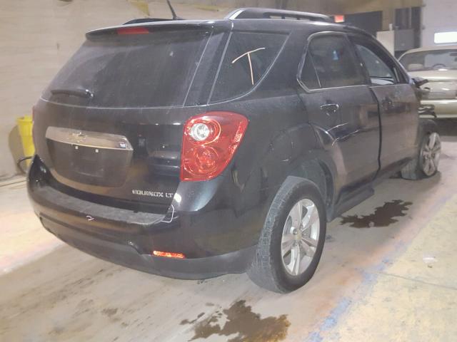 2GNALDEK2C6122505 - 2012 CHEVROLET EQUINOX LT BLACK photo 4