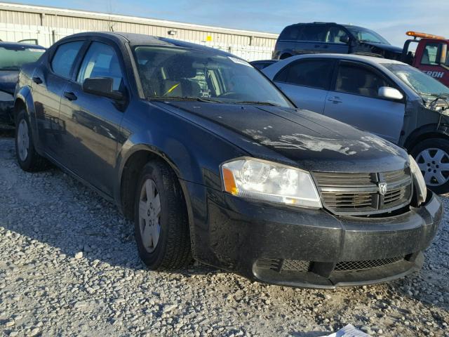 1B3CC4FB5AN188900 - 2010 DODGE AVENGER SX BLACK photo 1