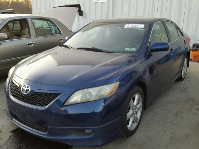 4T1BE46K47U034144 - 2007 TOYOTA CAMRY NEW BLUE photo 2