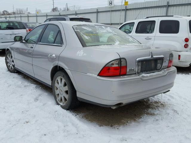 1LNHM87A55Y659202 - 2005 LINCOLN LS SILVER photo 3