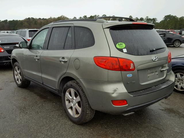 5NMSH13E37H043529 - 2007 HYUNDAI SANTA FE S GREEN photo 3